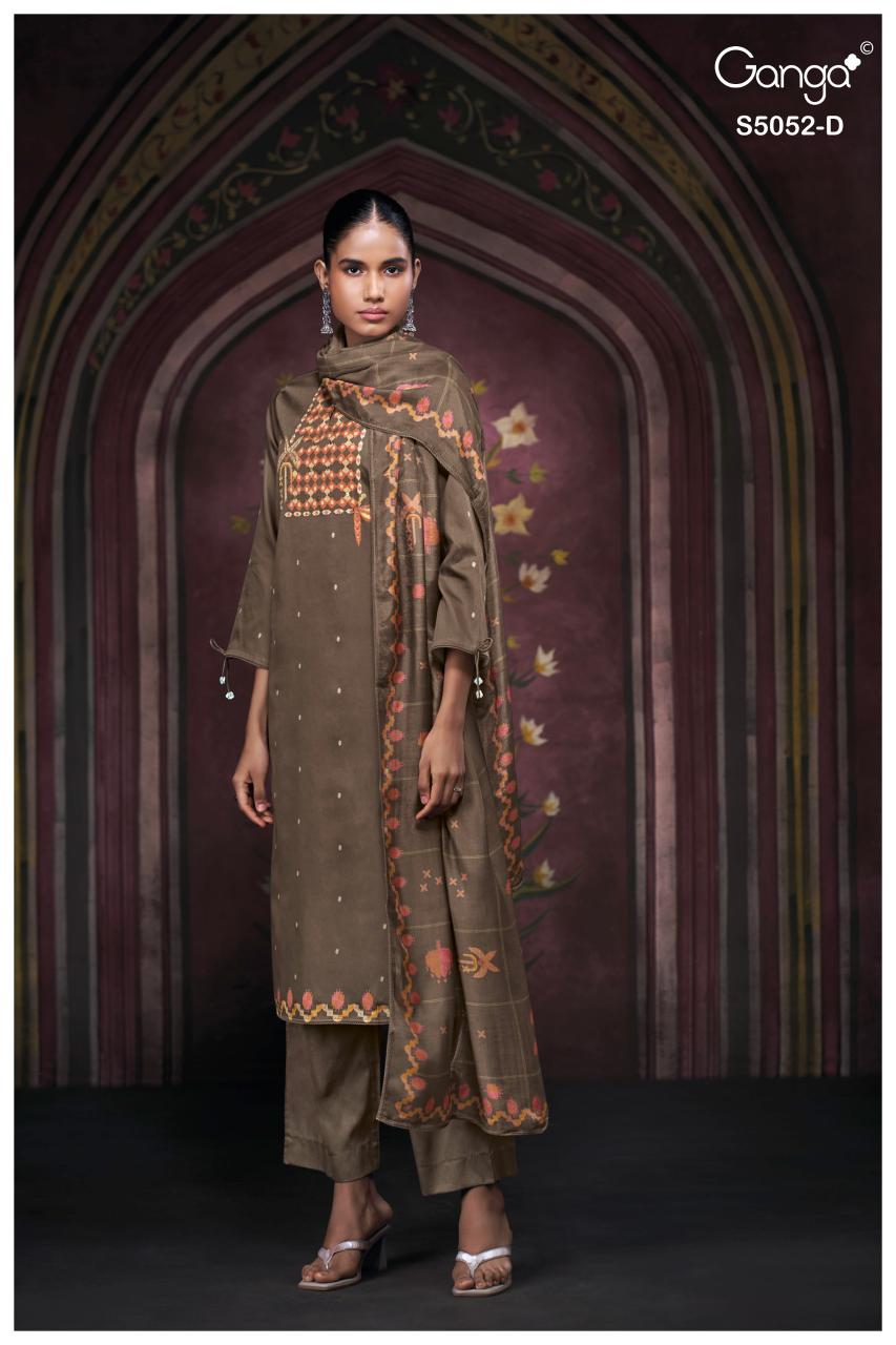 Ganga Nyrisha 5052 catalog salwar kameez suppliers wholesale