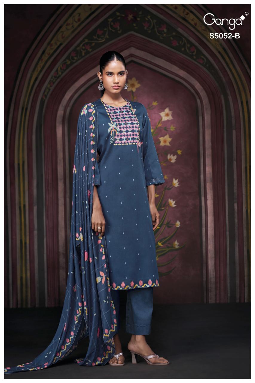 Ganga Nyrisha 5052 catalog salwar kameez suppliers wholesale