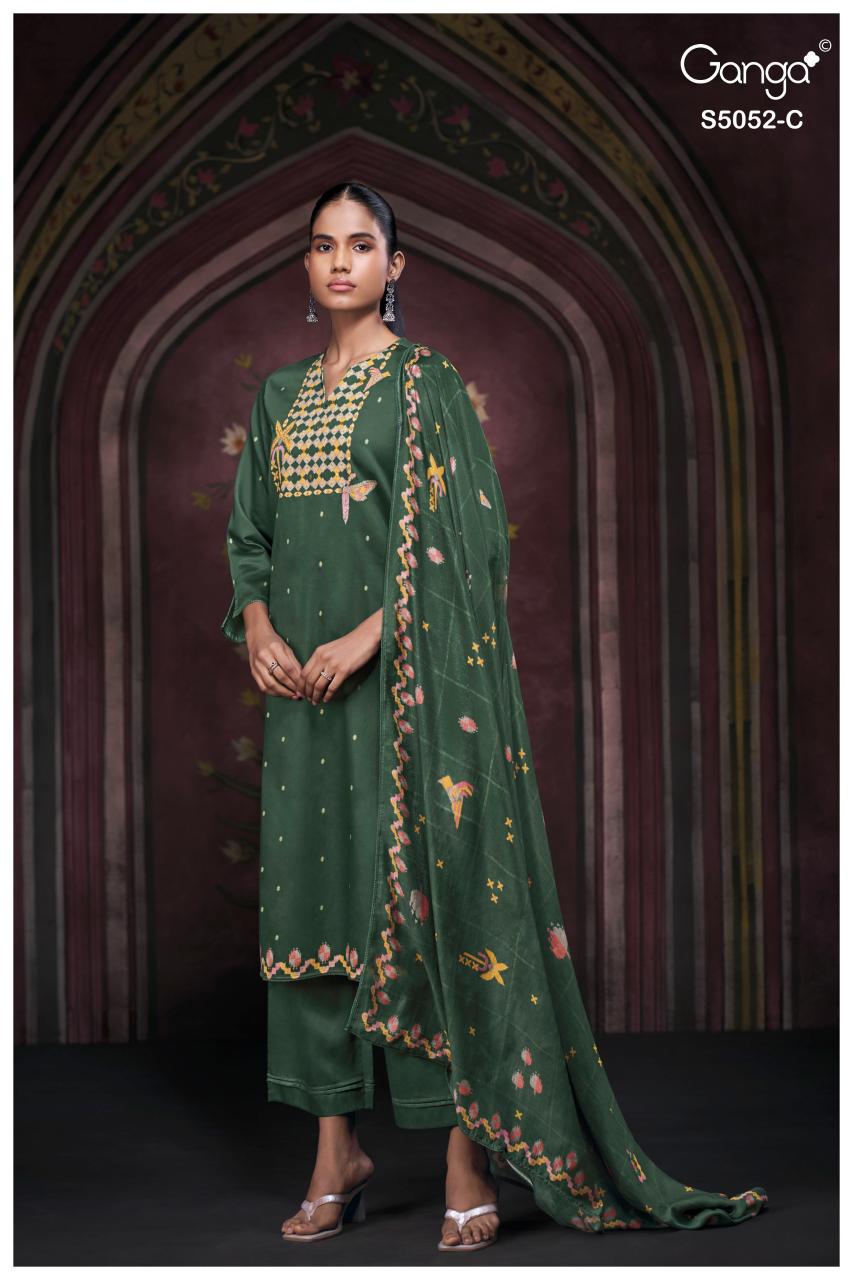 Ganga Nyrisha 5052 catalog salwar kameez suppliers wholesale