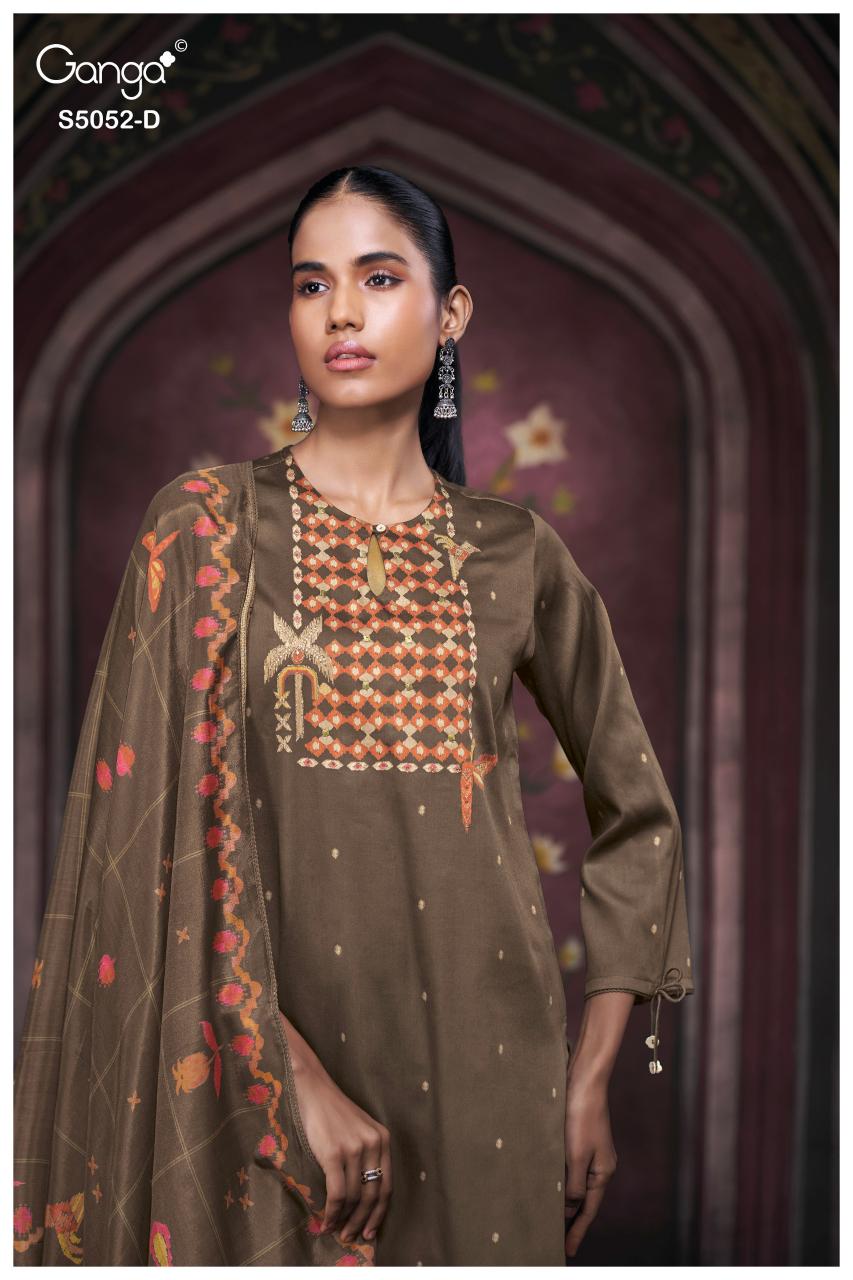Ganga Nyrisha 5052 catalog salwar kameez suppliers wholesale