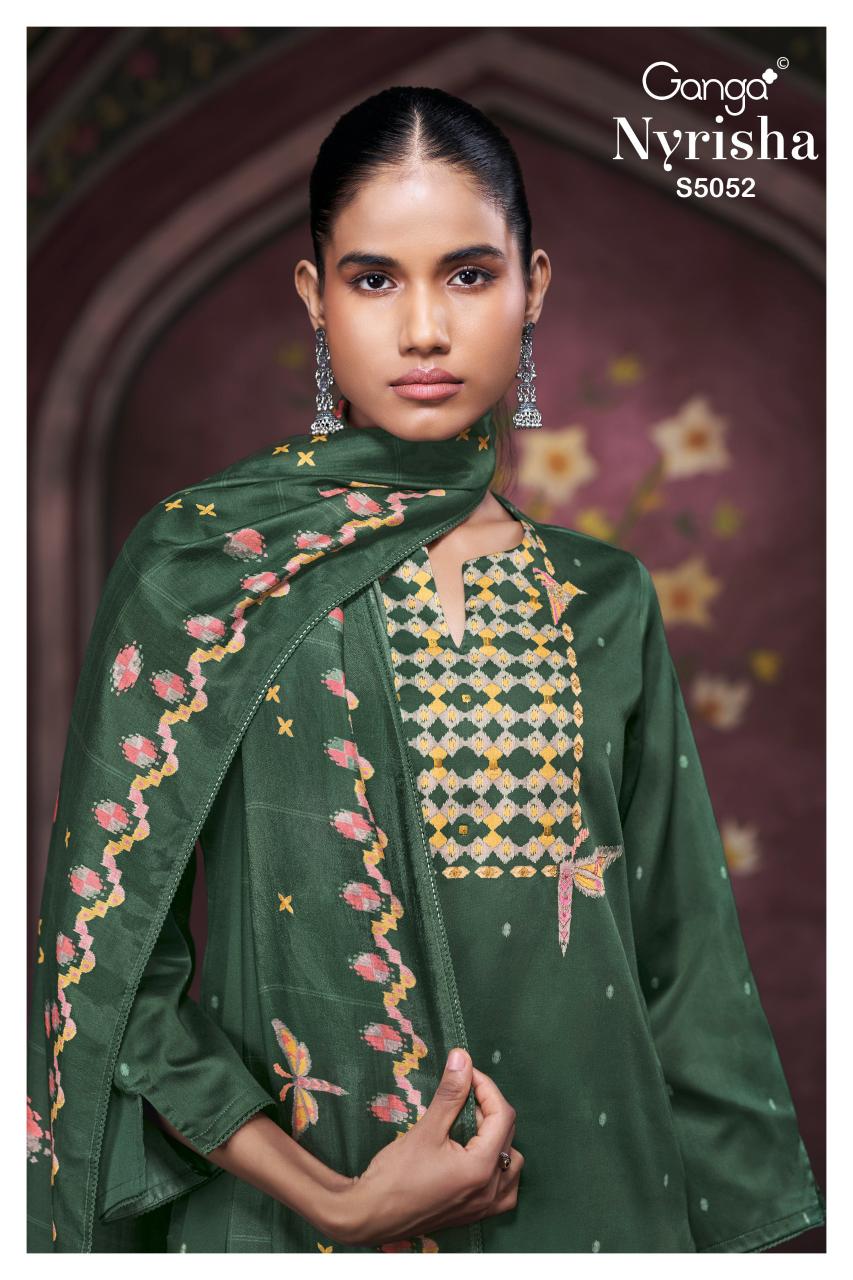 Ganga Nyrisha 5052 catalog salwar kameez suppliers wholesale