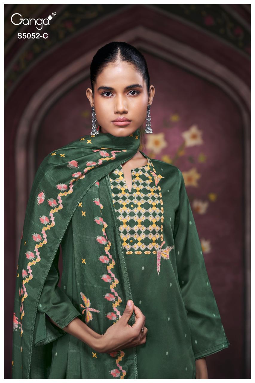 Ganga Nyrisha 5052 catalog salwar kameez suppliers wholesale