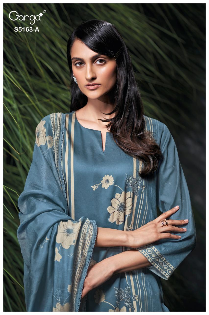 Ganga Paesyn 5163 catalog wholesale salwar kameez suppliers in india