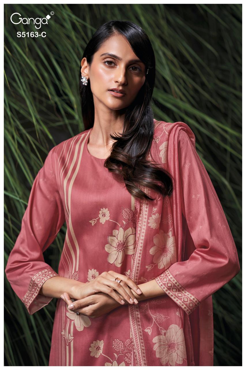 Ganga Paesyn 5163 catalog wholesale salwar kameez suppliers in india