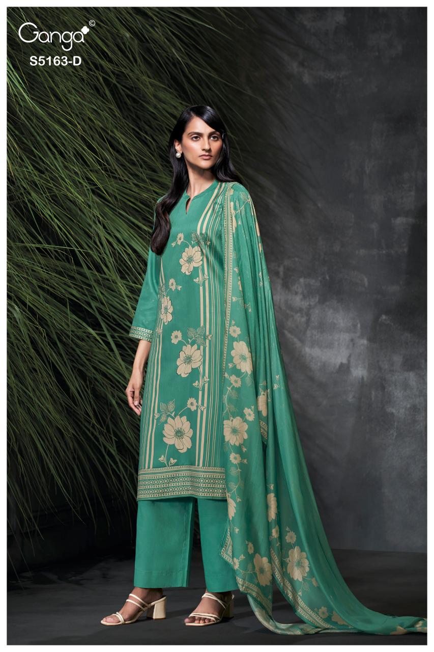 Ganga Paesyn 5163 catalog wholesale salwar kameez suppliers in india