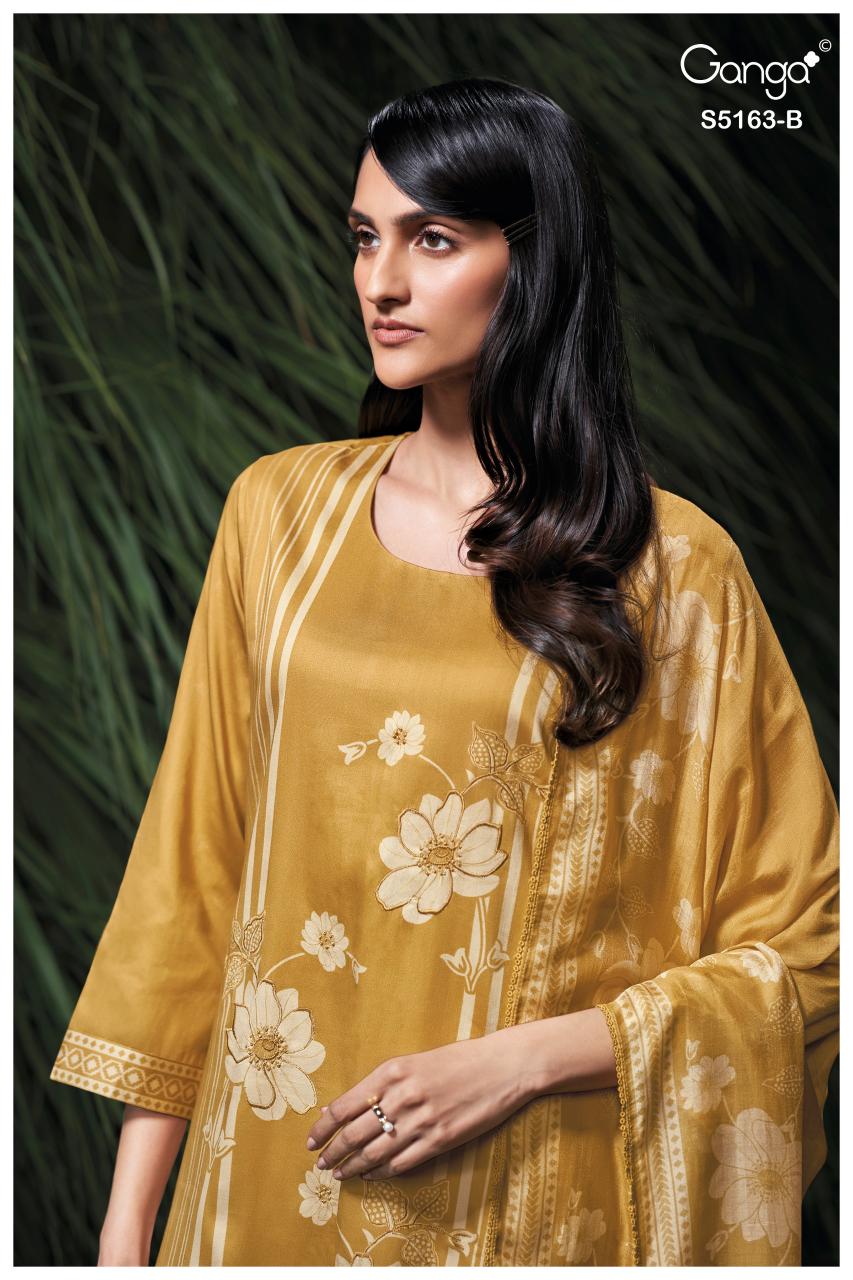 Ganga Paesyn 5163 catalog wholesale salwar kameez suppliers in india