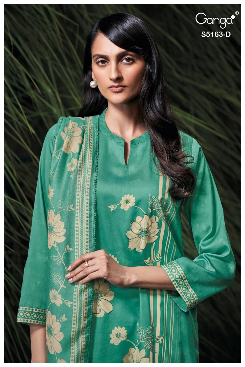 Ganga Paesyn 5163 catalog wholesale salwar kameez suppliers in india