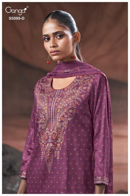 Ganga Renaya 5099 catalog ludhiyana design salwar kameez wholesale exporter