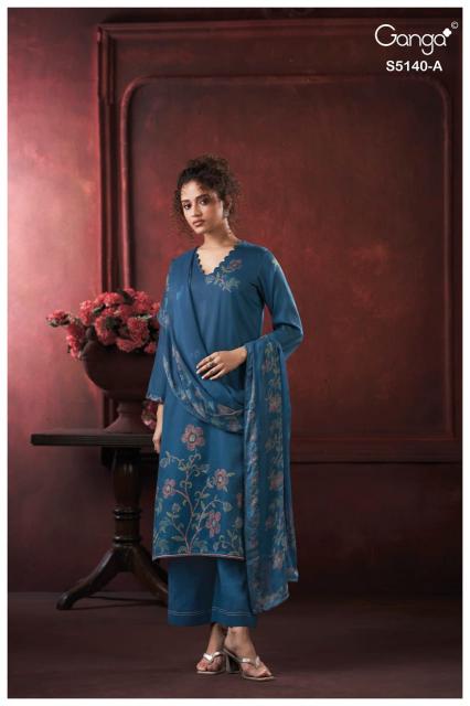 Ganga Romina 5140 catalog salwar kameez wholesaler in surat