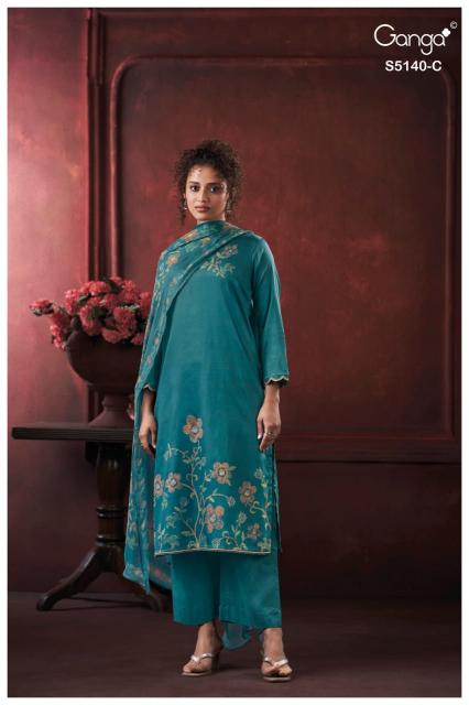 Ganga Romina 5140 catalog salwar kameez wholesaler in surat