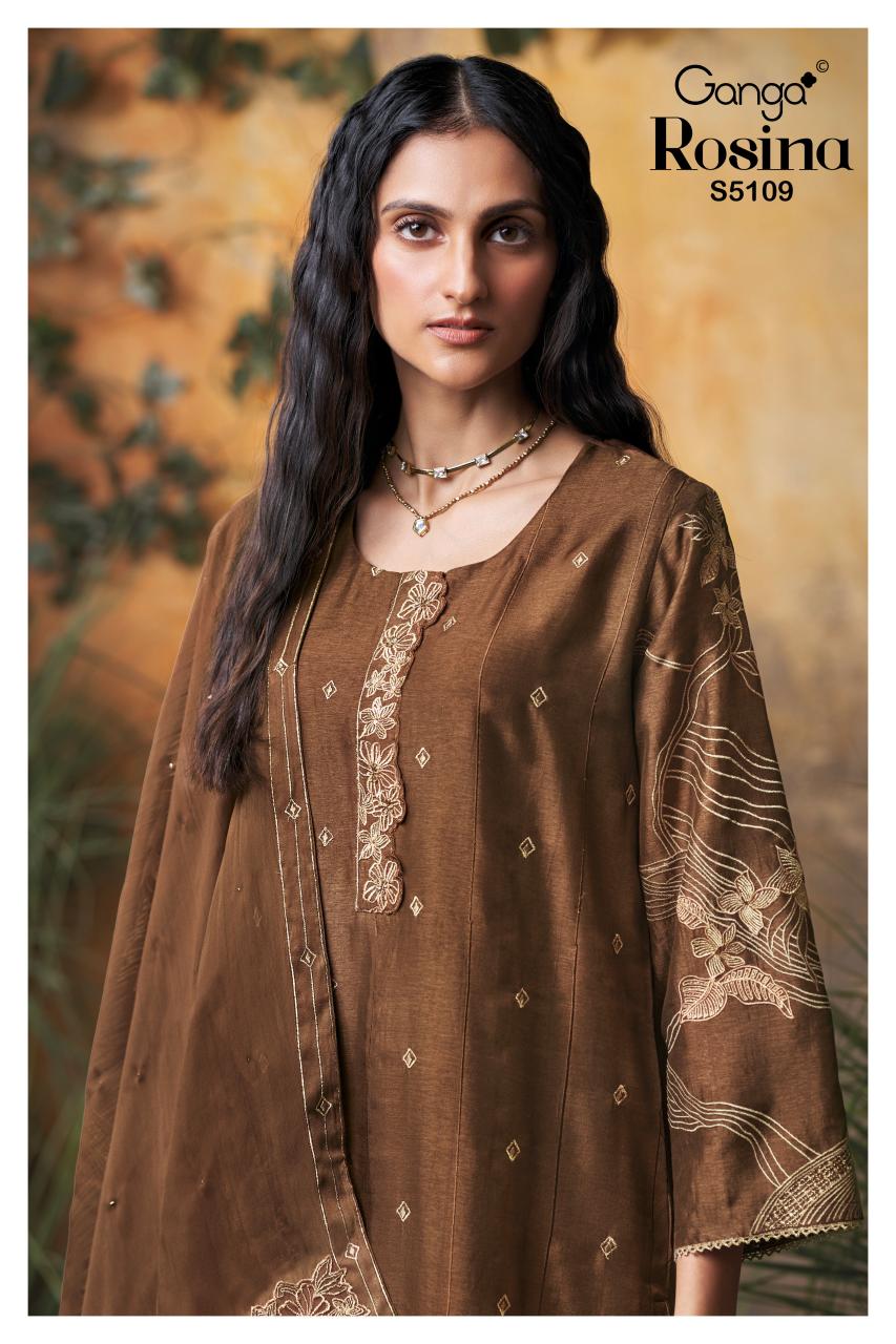 Ganga Rosina 5109 catalog dubai salwar kameez wholesalers 