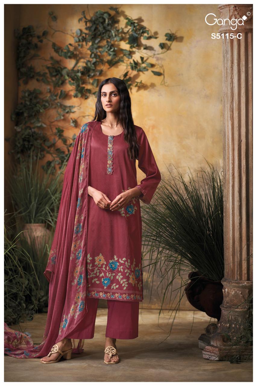 Ganga Saiba 5115 catalog wholesale salwar kameez online shopping in india