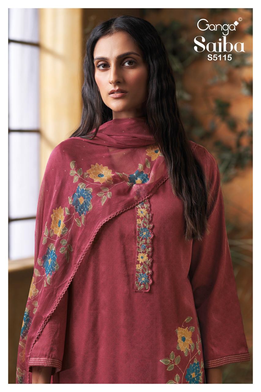 Ganga Saiba 5115 catalog wholesale salwar kameez online shopping in india