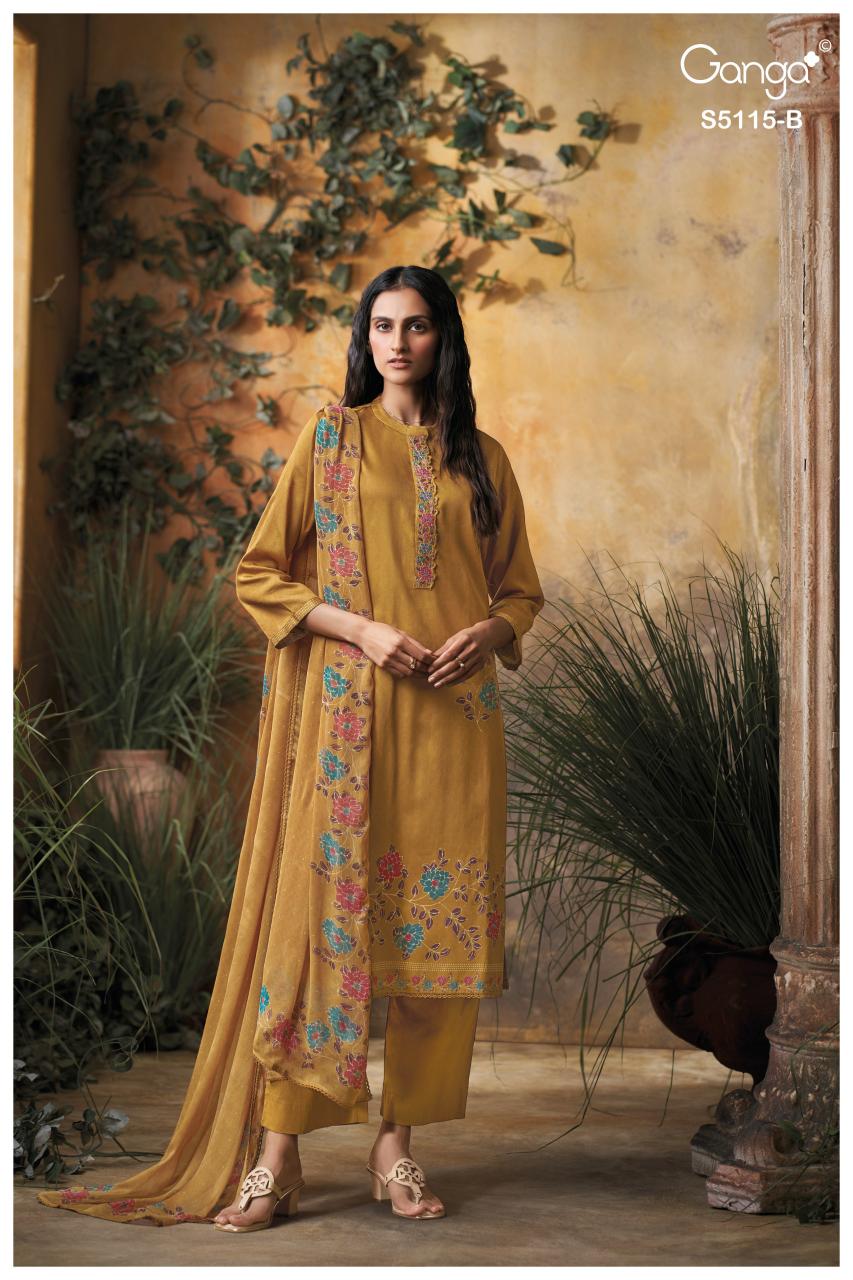 Ganga Saiba 5115 catalog wholesale salwar kameez online shopping in india