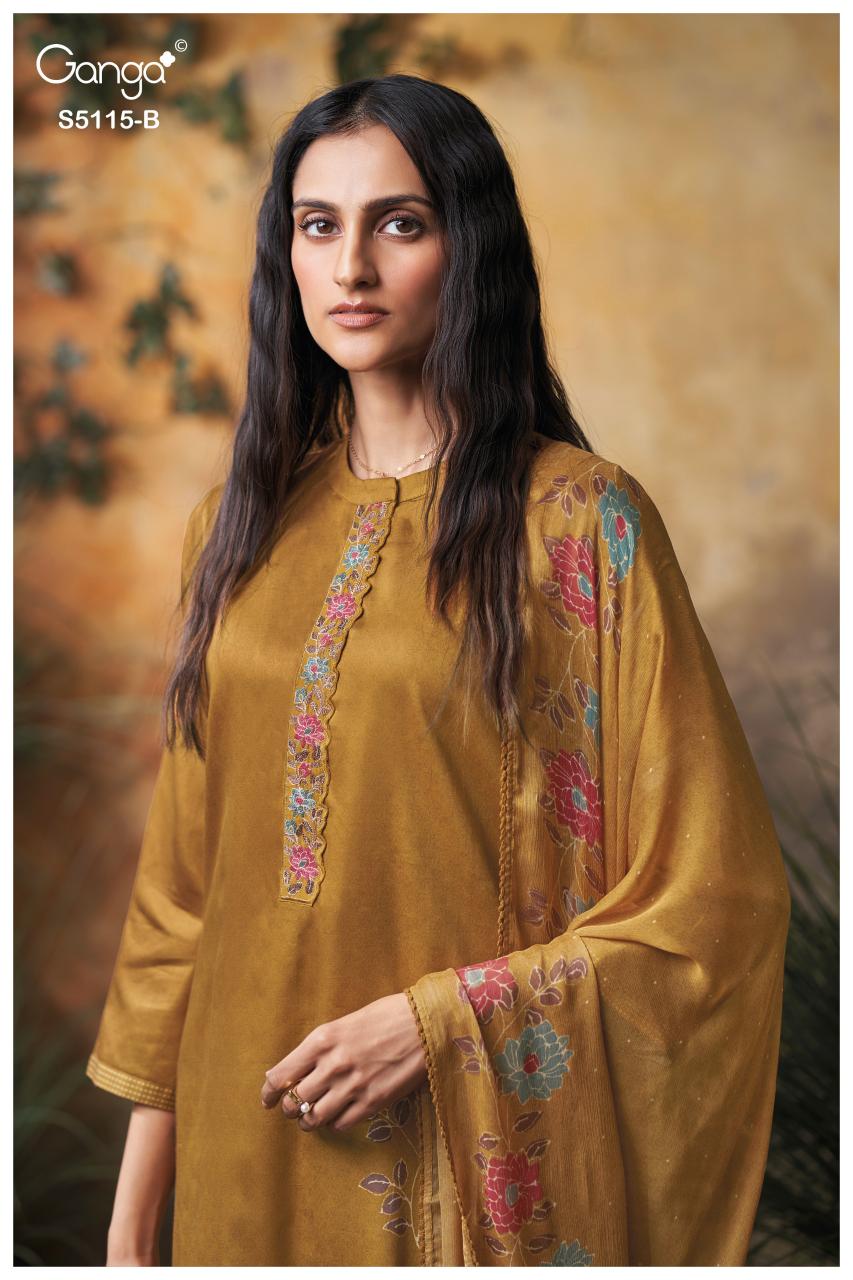 Ganga Saiba 5115 catalog wholesale salwar kameez online shopping in india