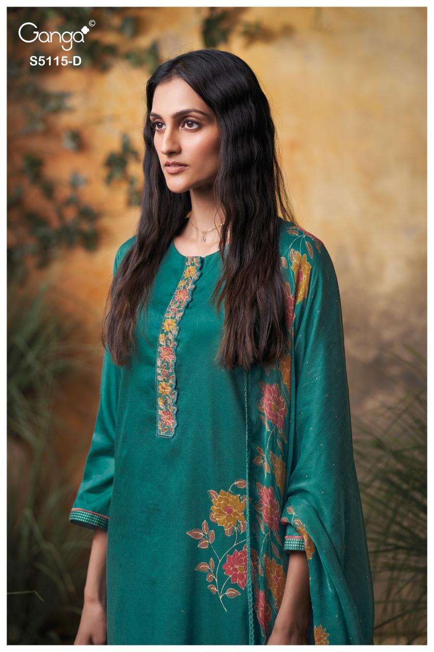 Ganga Saiba 5115 catalog wholesale salwar kameez online shopping in india