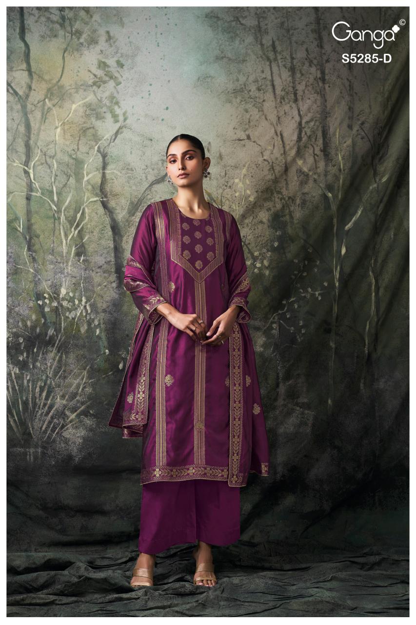 Ganga Samci 5285 catalog salwar kameez wholesale in kolkata