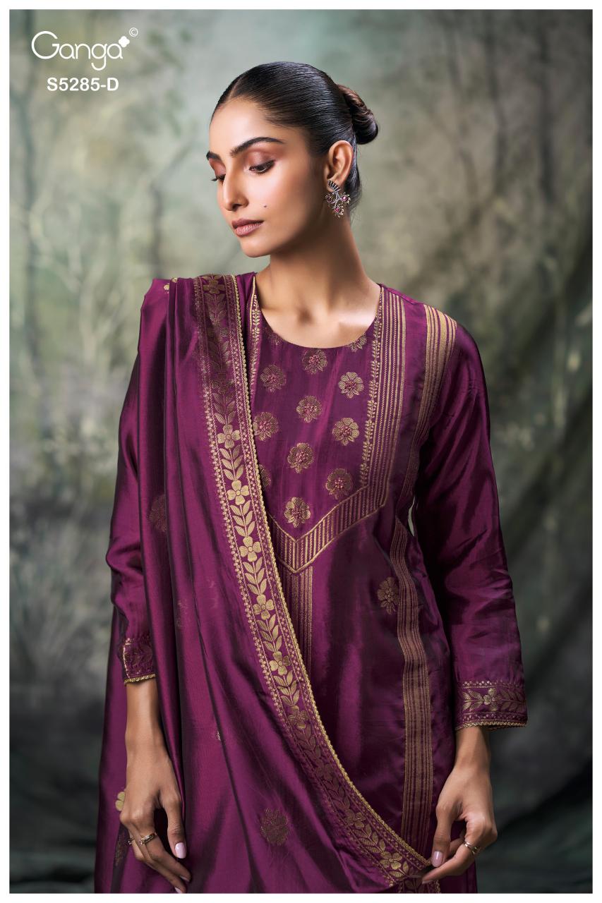 Ganga Samci 5285 catalog salwar kameez wholesale in kolkata