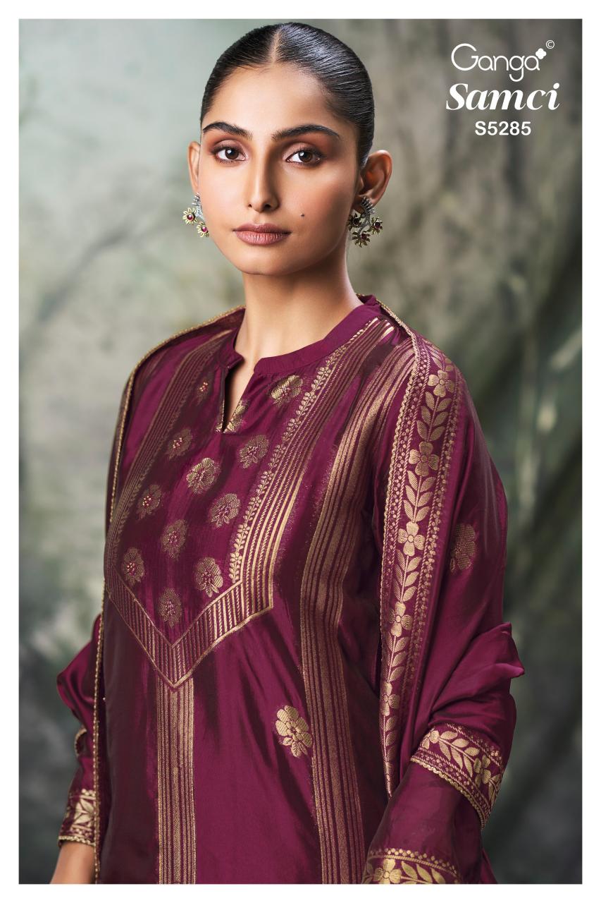 Ganga Samci 5285 catalog salwar kameez wholesale in kolkata