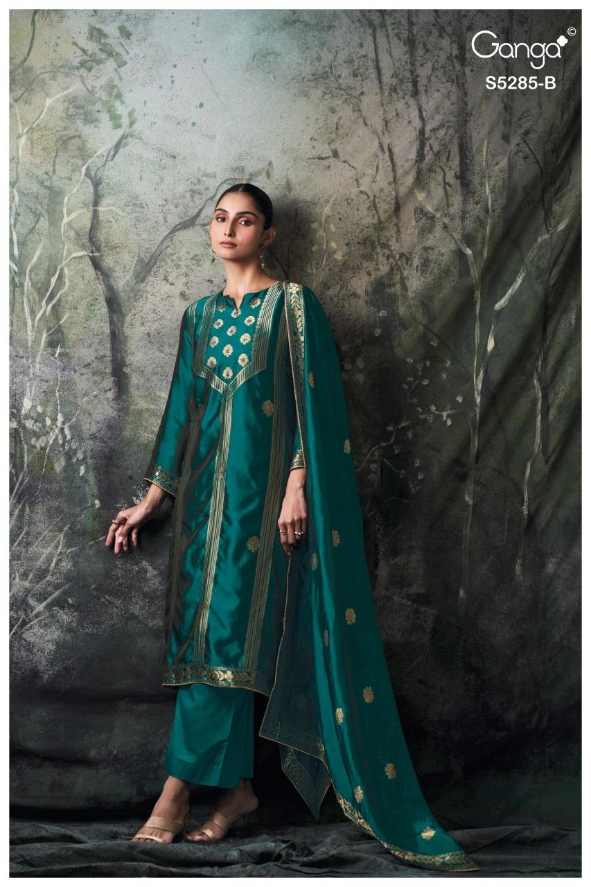 Ganga Samci 5285 catalog salwar kameez wholesale in kolkata