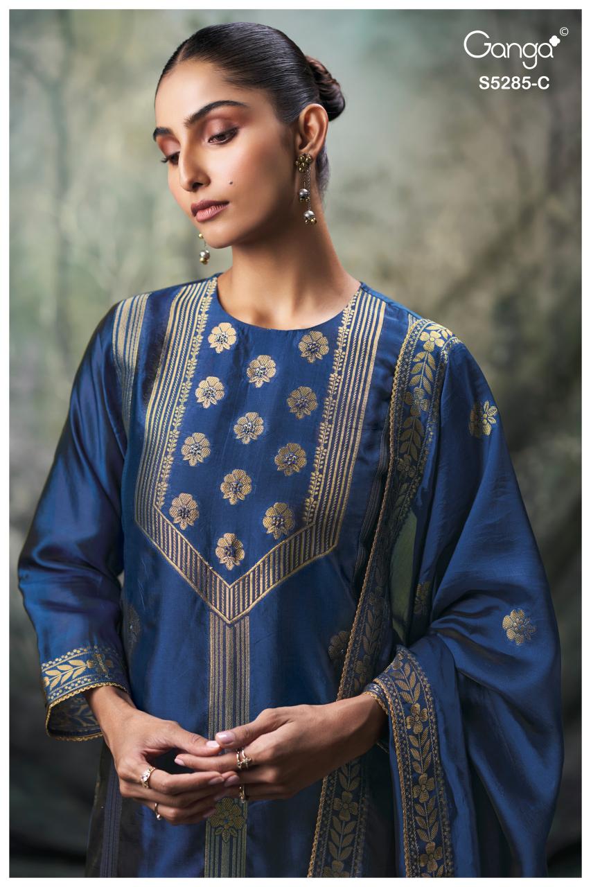 Ganga Samci 5285 catalog salwar kameez wholesale in kolkata