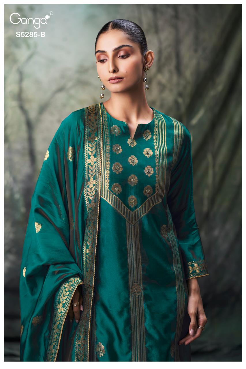 Ganga Samci 5285 catalog salwar kameez wholesale in kolkata