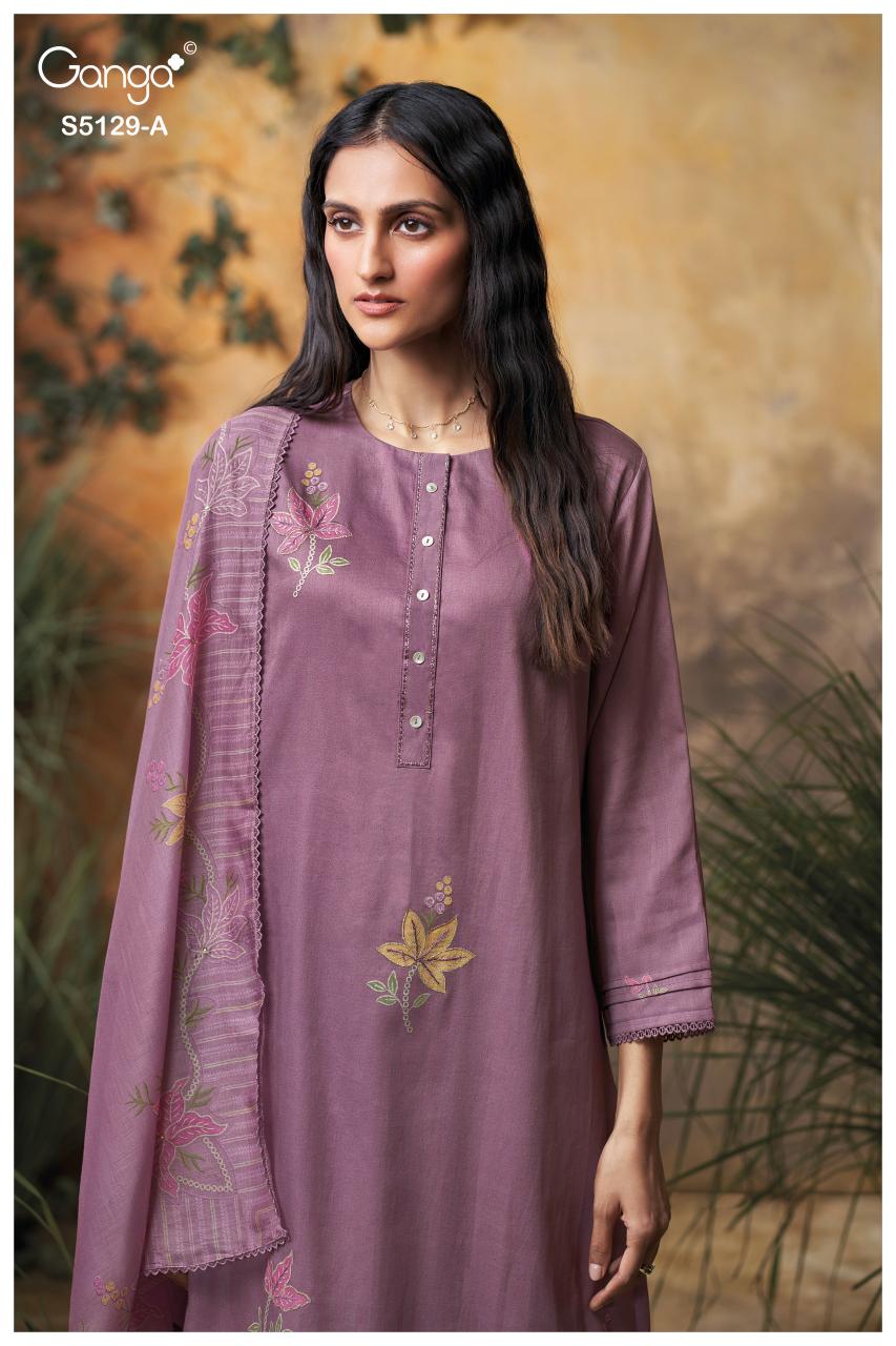 Ganga Tanisha 5129 catalog wholesale salwar kameez india surat