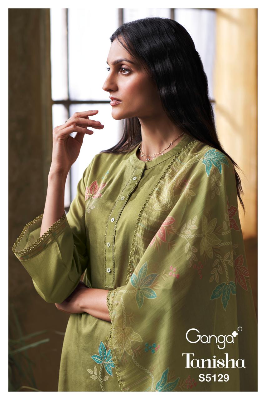Ganga Tanisha 5129 catalog wholesale salwar kameez india surat