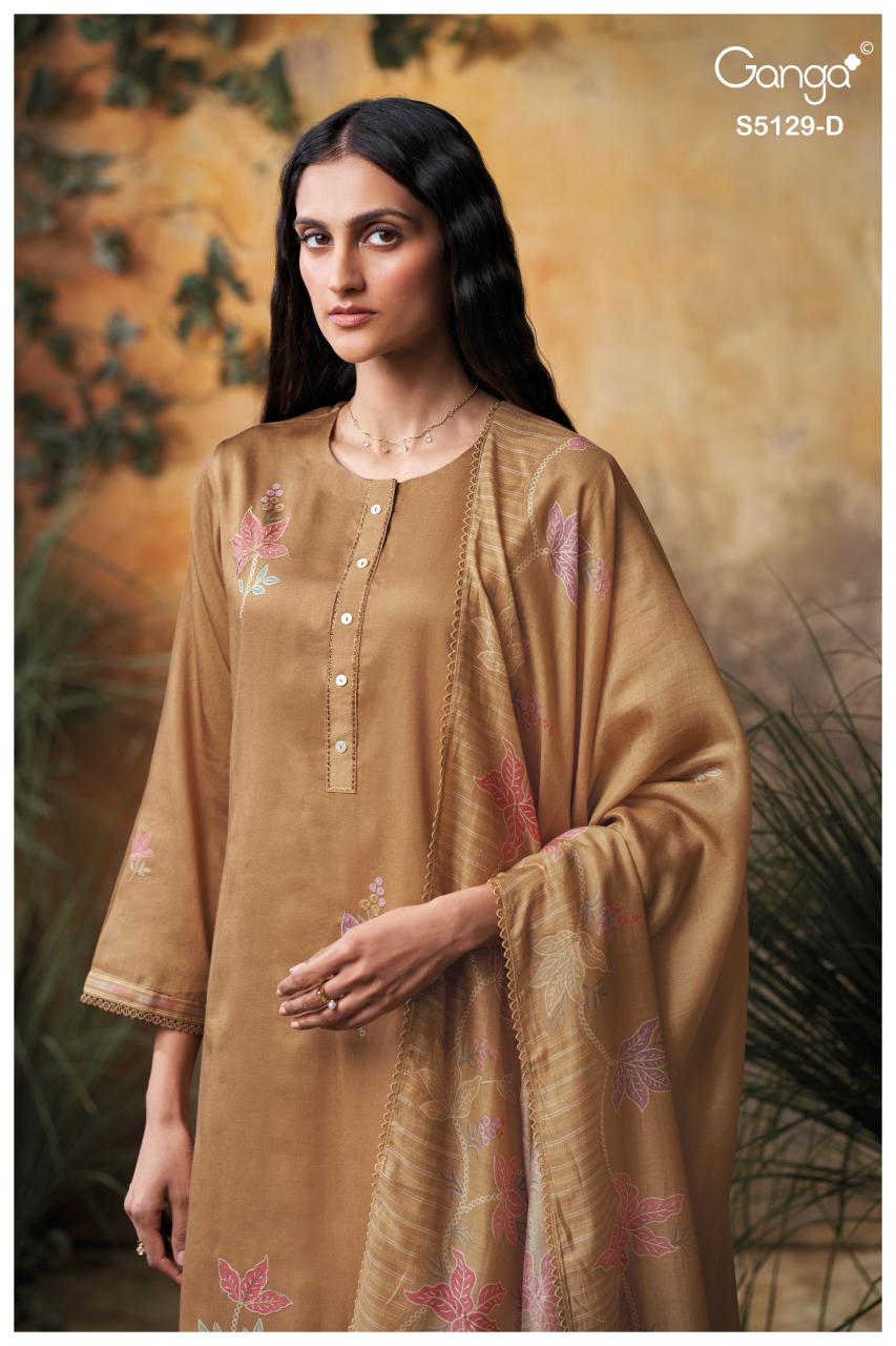 Ganga Tanisha 5129 catalog wholesale salwar kameez india surat