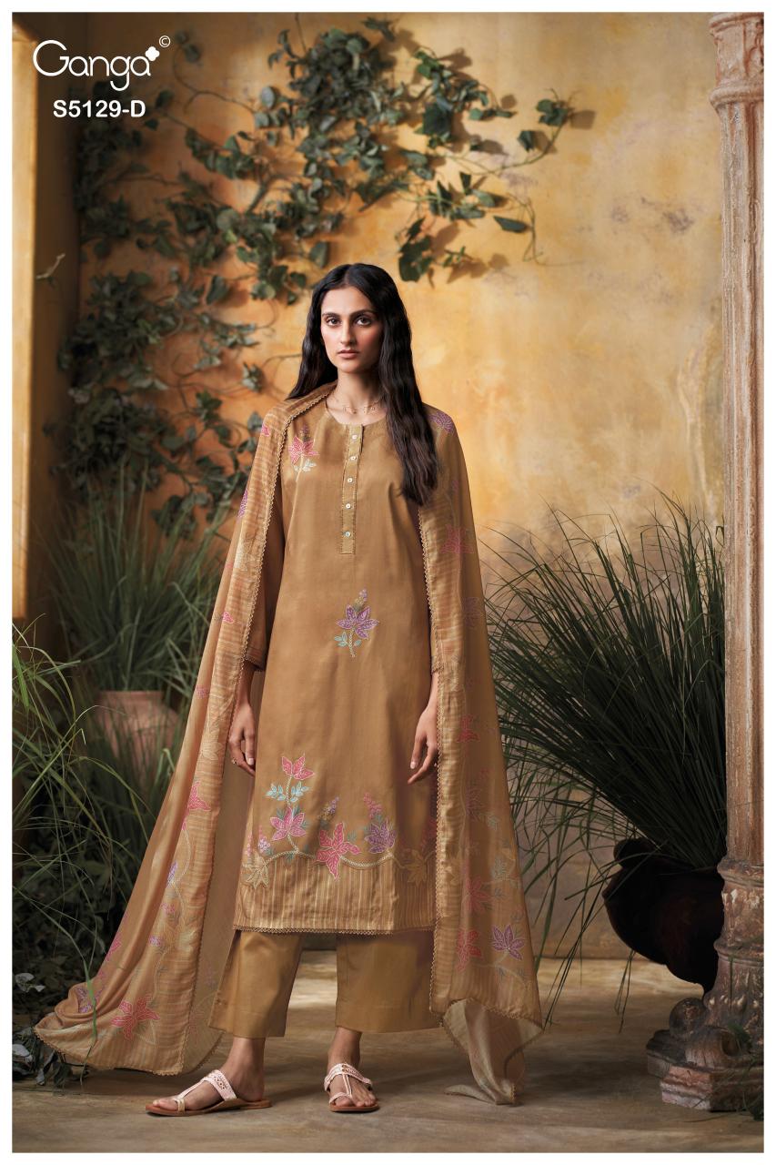 Ganga Tanisha 5129 catalog wholesale salwar kameez india surat