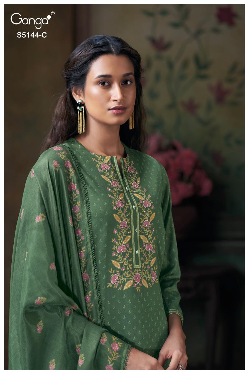 Ganga Terrie 5144 catalog wholesale latest salwar kameez designs catalogue