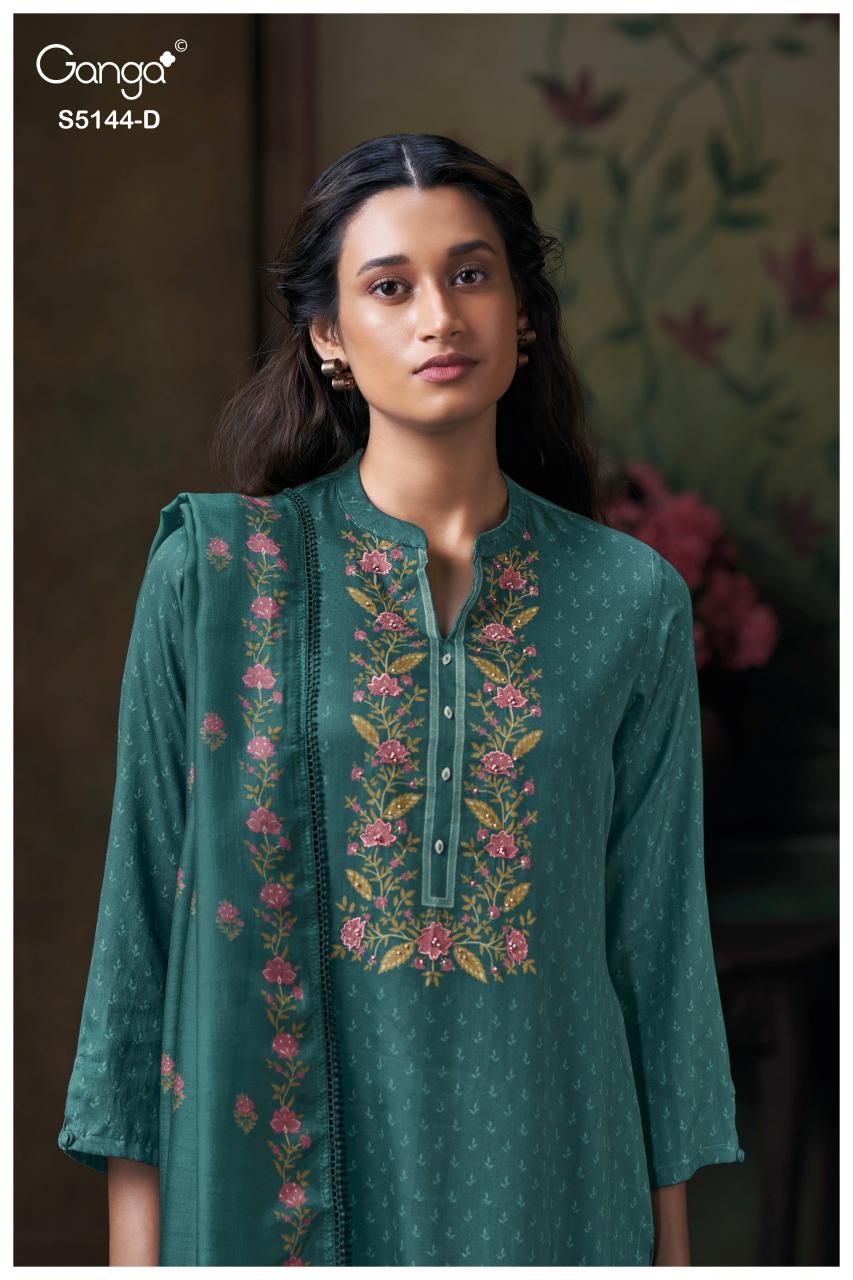 Ganga Terrie 5144 catalog wholesale latest salwar kameez designs catalogue
