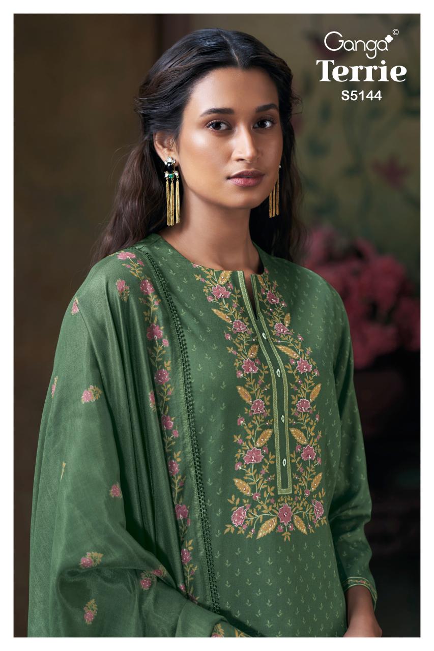 Ganga Terrie 5144 catalog wholesale latest salwar kameez designs catalogue