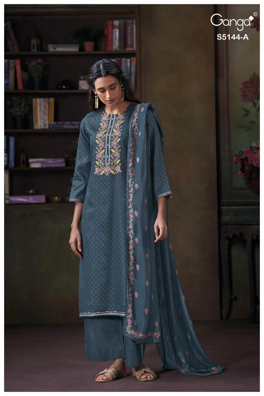 Ganga Terrie 5144 catalog wholesale latest salwar kameez designs catalogue