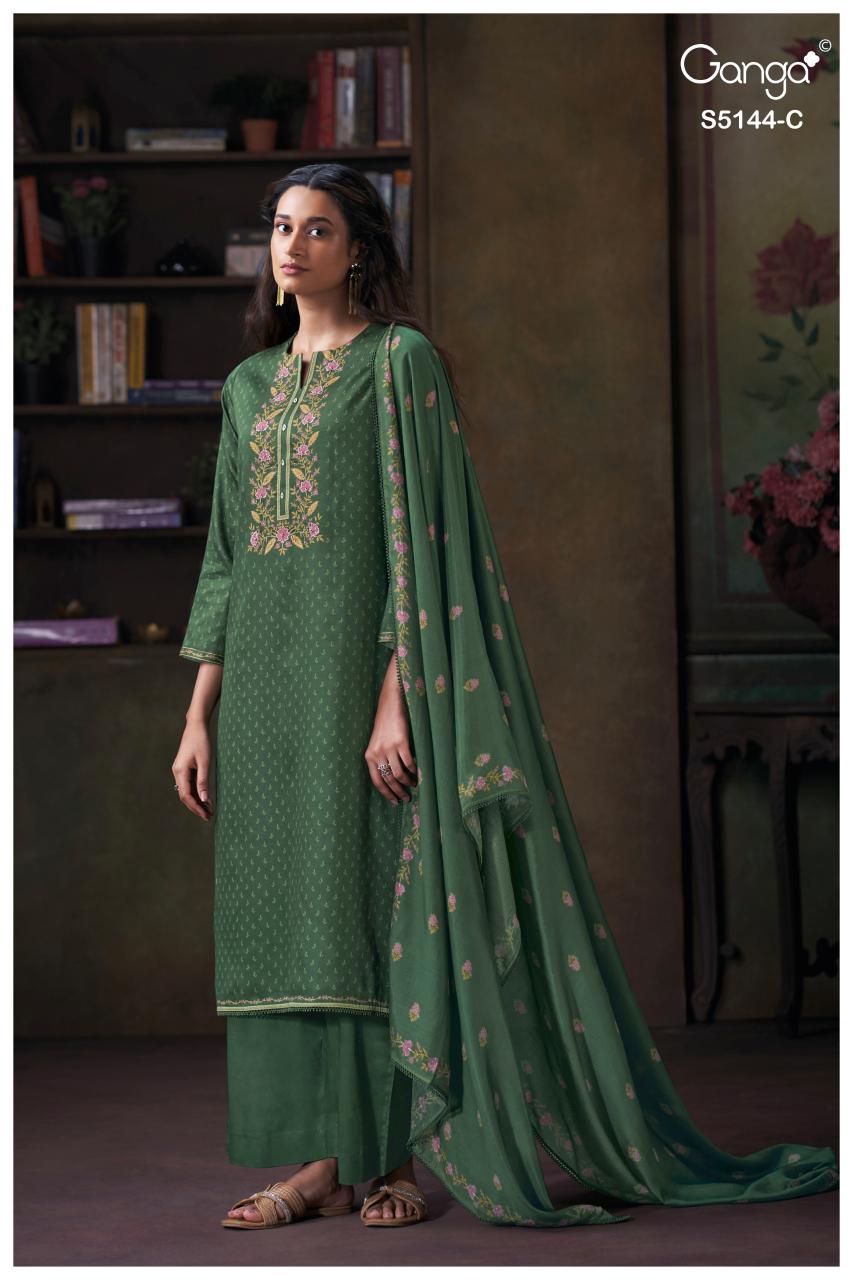 Ganga Terrie 5144 catalog wholesale latest salwar kameez designs catalogue