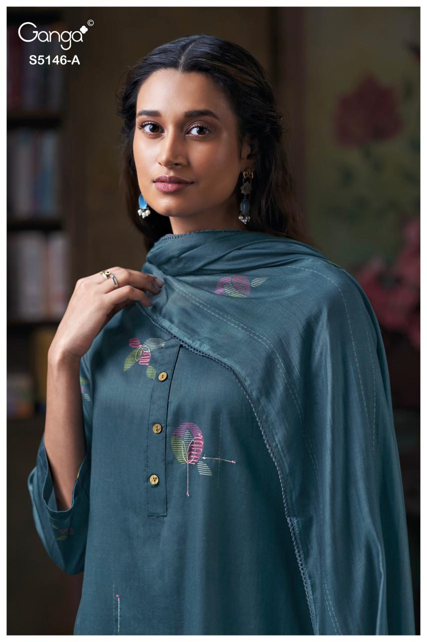 Ganga Vedvika 5146 catalog wholesale dealers of salwar kameez in mumbai