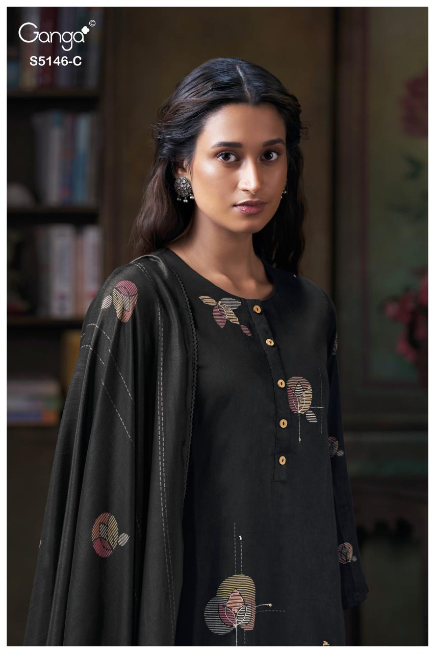 Ganga Vedvika 5146 catalog wholesale dealers of salwar kameez in mumbai