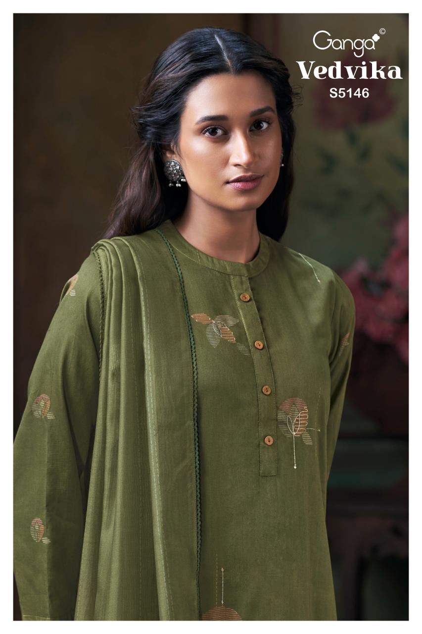 Ganga Vedvika 5146 catalog wholesale dealers of salwar kameez in mumbai
