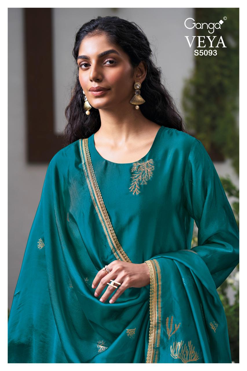 Ganga Veya 5093 catalog unstitched salwar kameez wholesalers uk