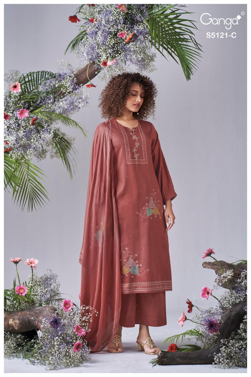 Ganga Yalini 5121 catalog top office wear wholesale brand salwar kameez