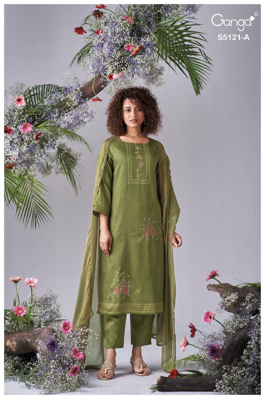 Ganga Yalini 5121 catalog top office wear wholesale brand salwar kameez
