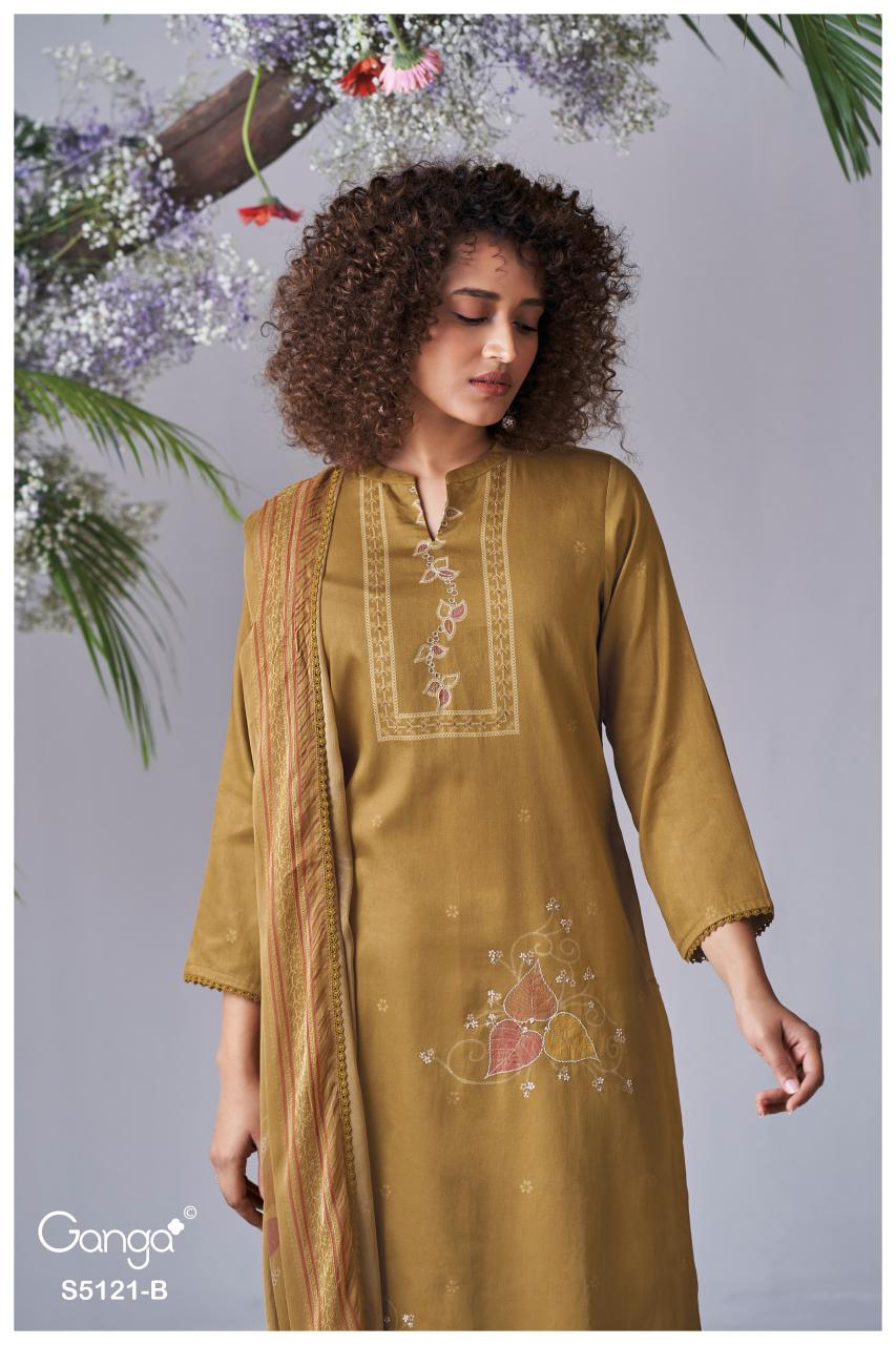 Ganga Yalini 5121 catalog top office wear wholesale brand salwar kameez