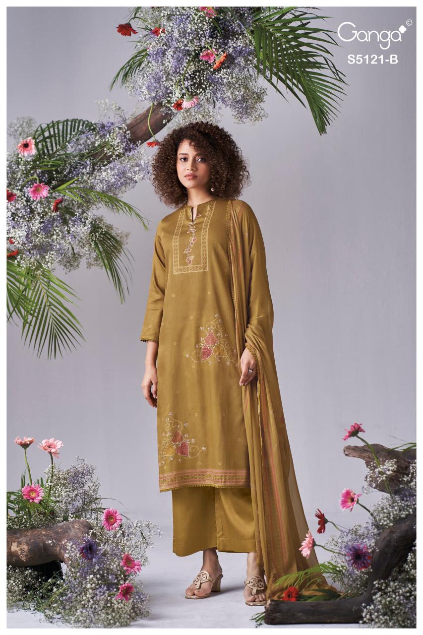 Ganga Yalini 5121 catalog top office wear wholesale brand salwar kameez