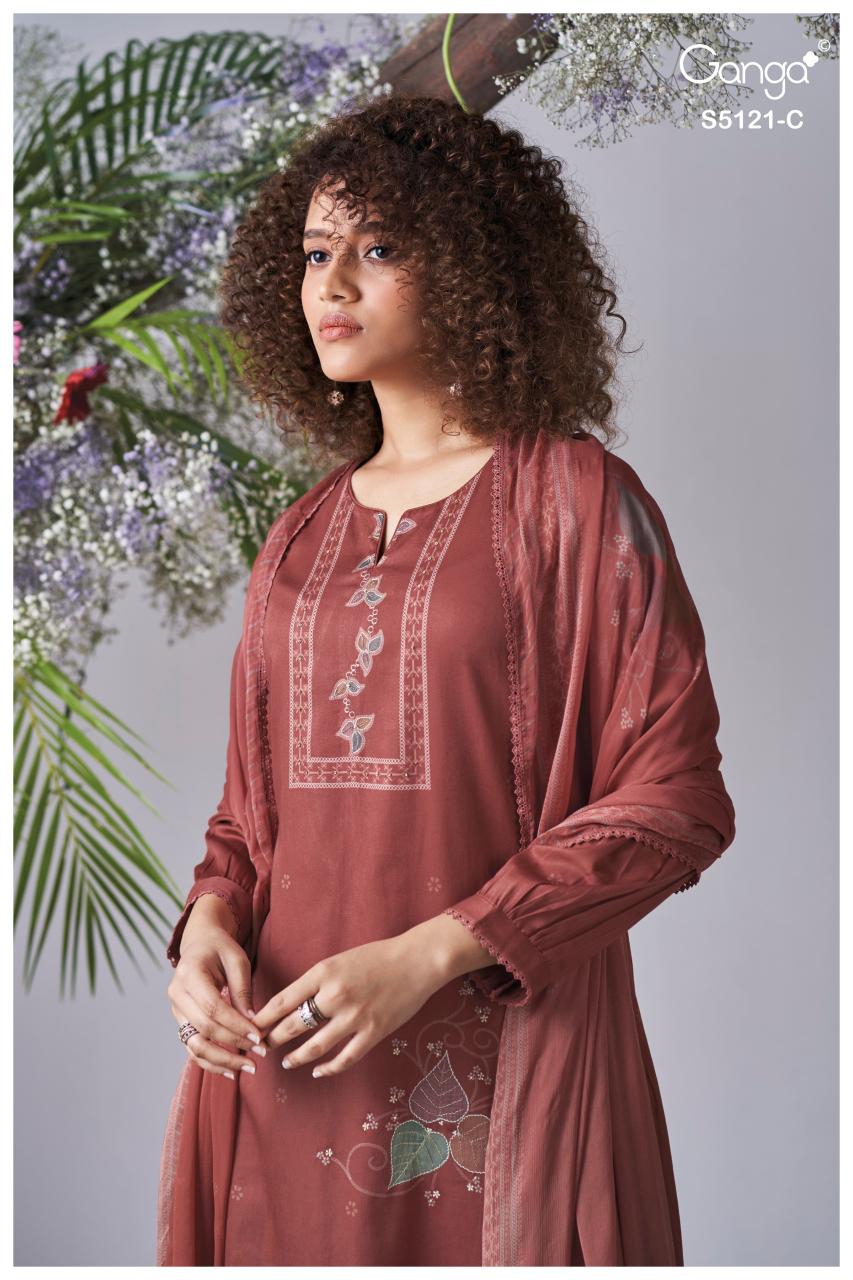 Ganga Yalini 5121 catalog top office wear wholesale brand salwar kameez