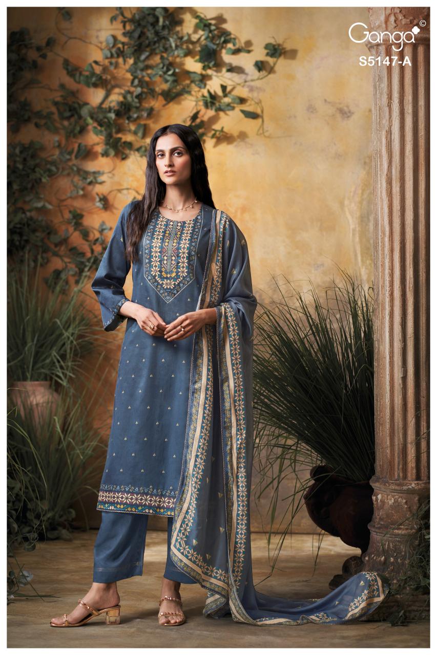 Ganga Yuvika 5147 catalog designer salwar kameez wholesale in kolkata