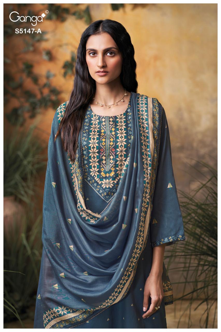 Ganga Yuvika 5147 catalog designer salwar kameez wholesale in kolkata