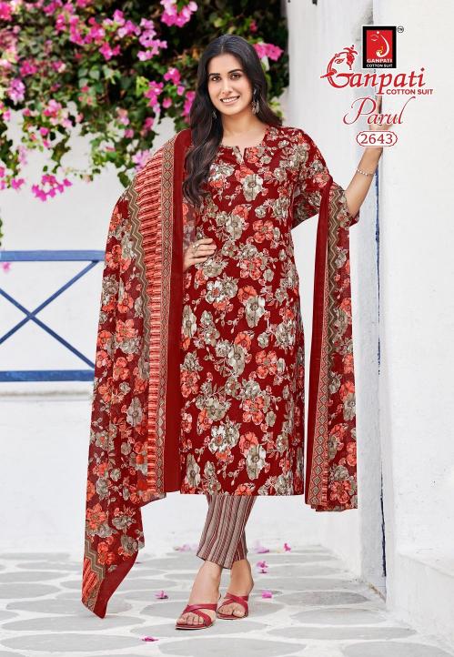 Ganpati Parul Vol-15 – Kurti Pant With Dupatta - Wholesale Catalog