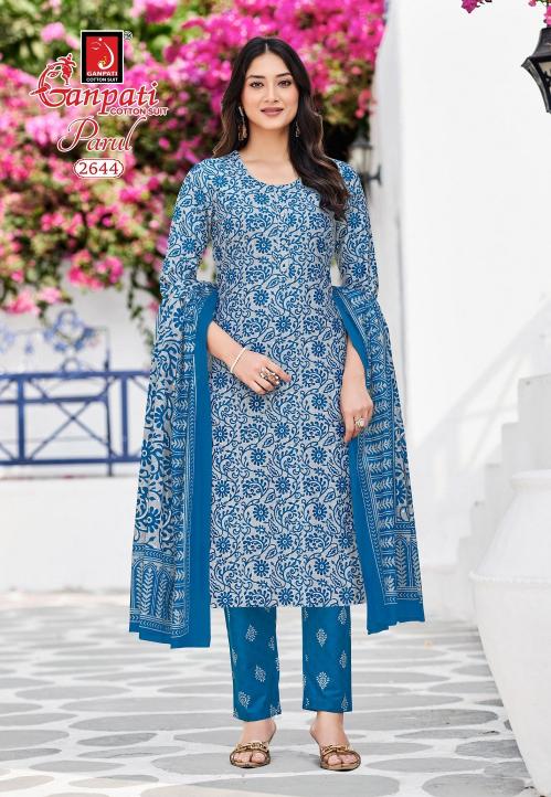 Ganpati Parul Vol-15 – Kurti Pant With Dupatta - Wholesale Catalog