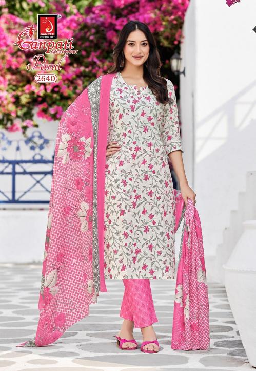 Ganpati Parul Vol-15 – Kurti Pant With Dupatta - Wholesale Catalog