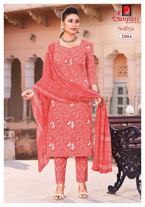 Ganpati Sofiya Vol-2 – Kurti Pant With Dupatta - Wholesale Catalog